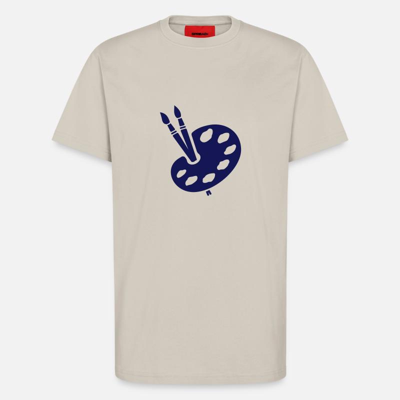 Gemälde - T-Shirt - made by SPREAD - WARM CLAY