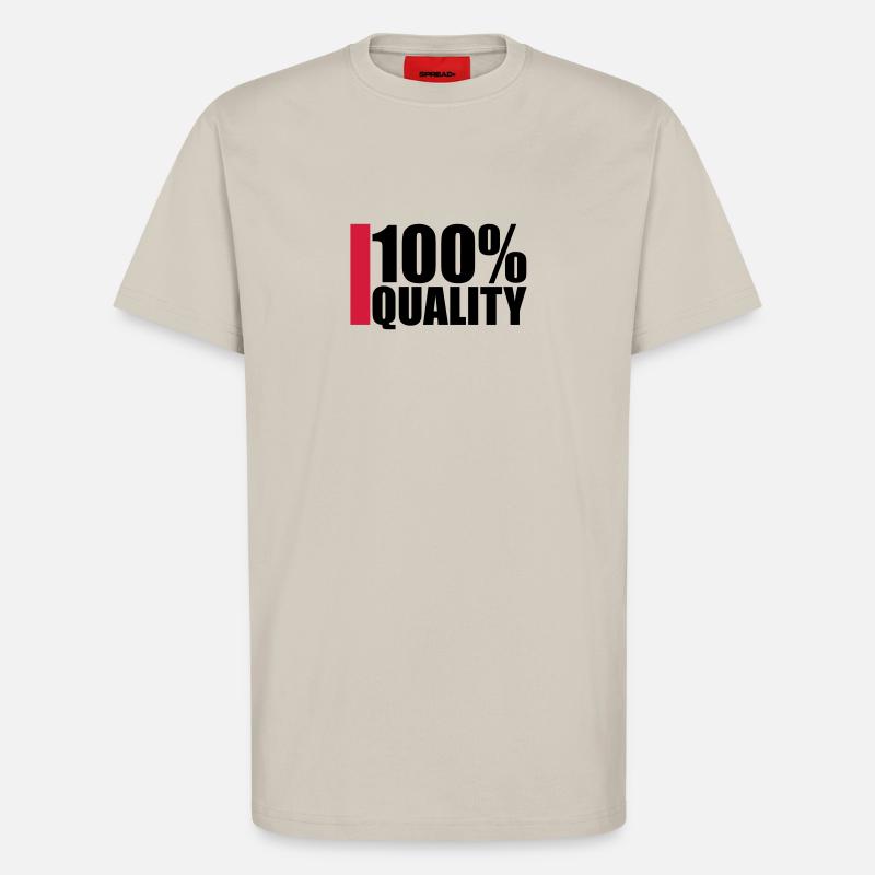 100 Procent Quality Design - T-shirt bio décontracté fabriqué en UE - WARM CLAY