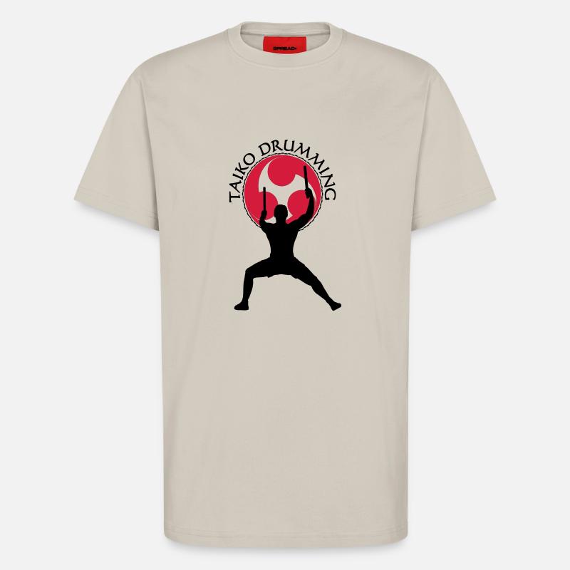 Taiko_Drummer_3 - T-Shirt - made by SPREAD - WARM CLAY