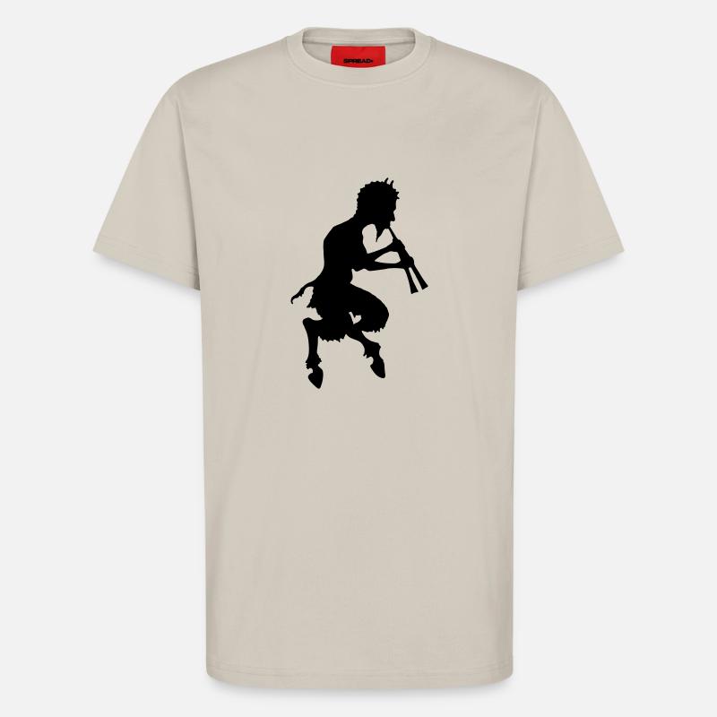pan faun teufel devil - T-Shirt - made by SPREAD - WARM CLAY