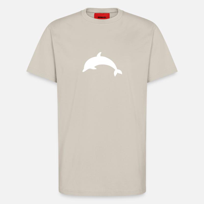 Delfin - T-Shirt - made by SPREAD - WARM CLAY