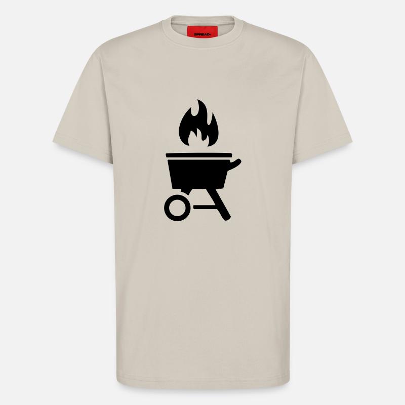 Grillade - T-shirt bio décontracté fabriqué en UE - WARM CLAY