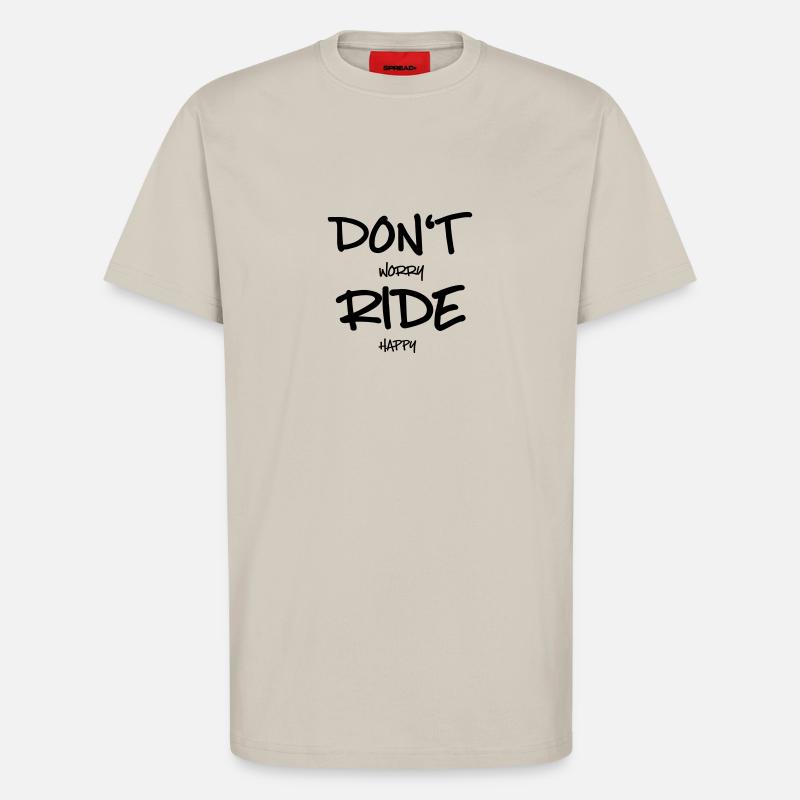 ride - T-Shirt - made by SPREAD - WARM CLAY