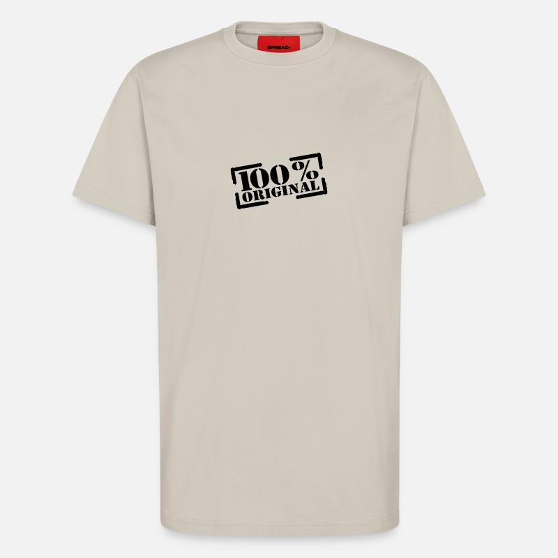 100% Original Stempel - T-Shirt - made by SPREAD - WARM CLAY