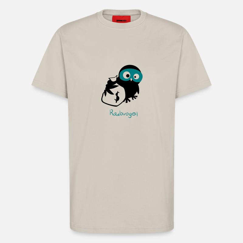 EULE // Raubvogel. - T-Shirt - made by SPREAD - WARM CLAY