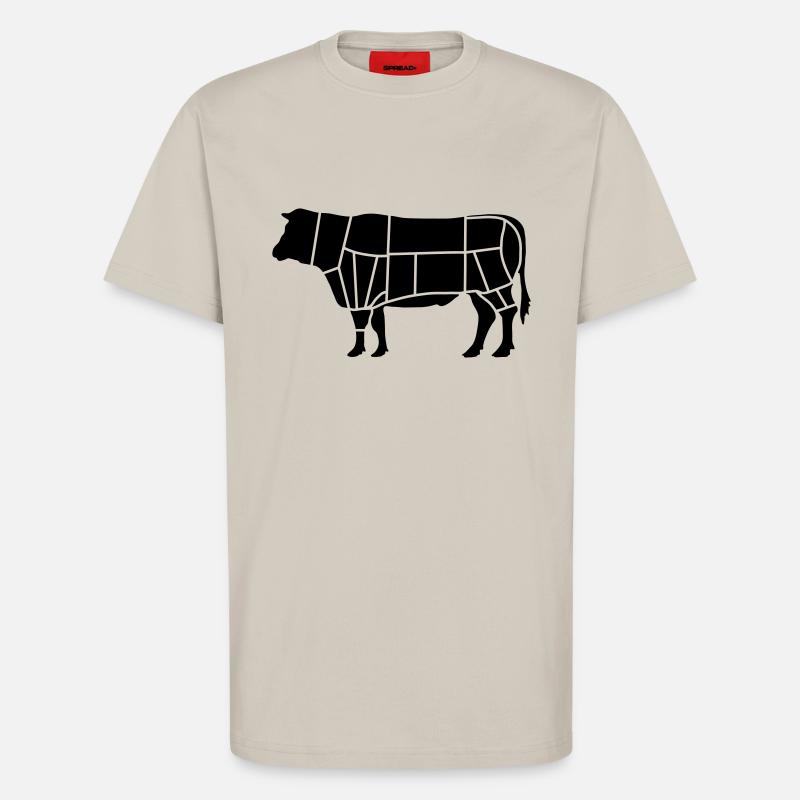 fleisch fleischer_b1 - T-Shirt - made by SPREAD - WARM CLAY