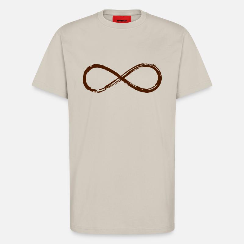 Lemniscate, Symbol Infinity, Mathematics, Loop - T-Shirt - made by SPREAD - WARM CLAY