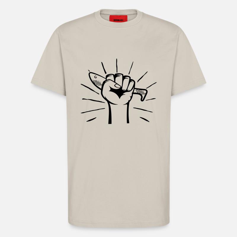Holy Lure - T-Shirt - made by SPREAD - WARM CLAY
