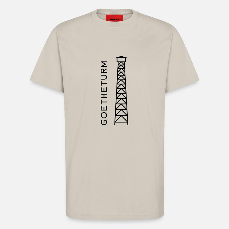 GOETHETURM - T-Shirt - made by SPREAD - WARM CLAY