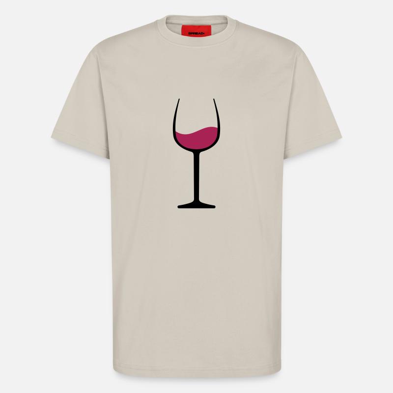Wein - T-Shirt - made by SPREAD - WARM CLAY