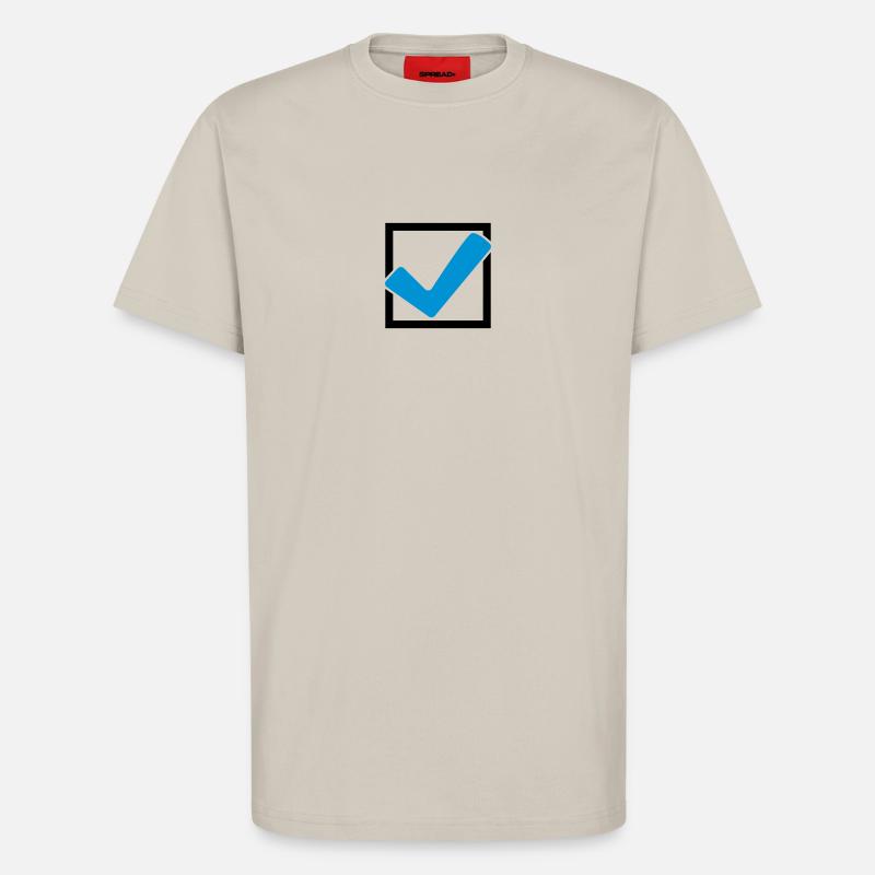 Rectangular hook logo - T-Shirt - made by SPREAD - WARM CLAY