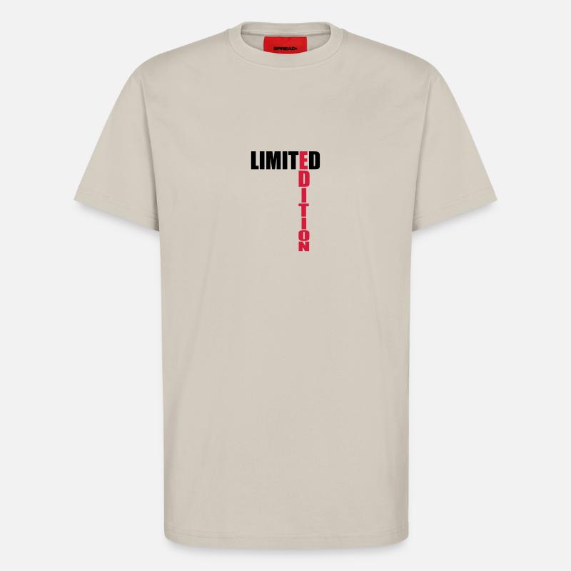 Limited Edition Text Logo - T-shirt bio décontracté fabriqué en UE - WARM CLAY