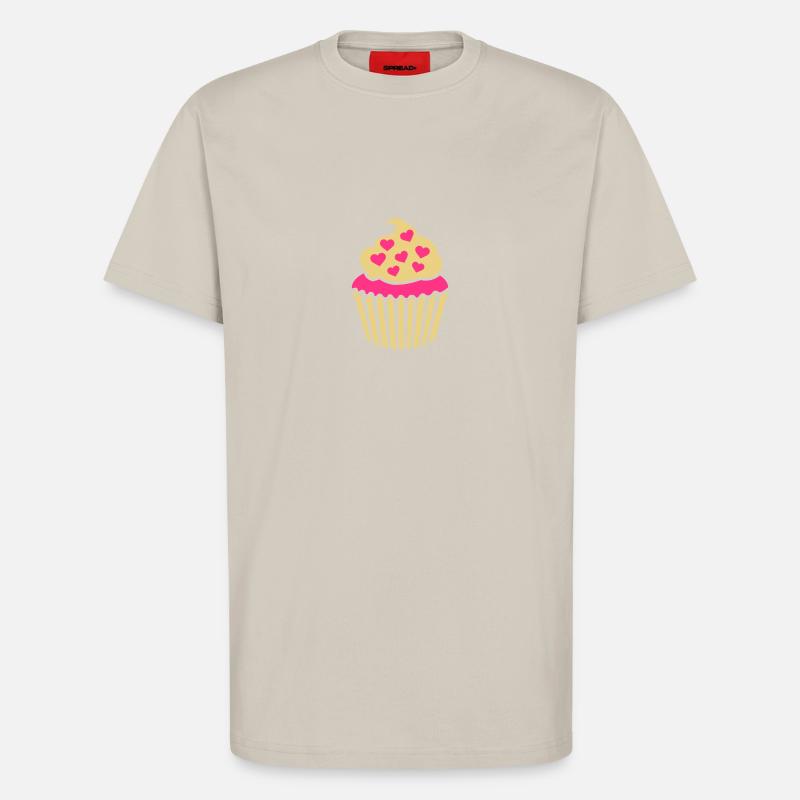Cupcake - T-Shirt - made by SPREAD - WARM CLAY