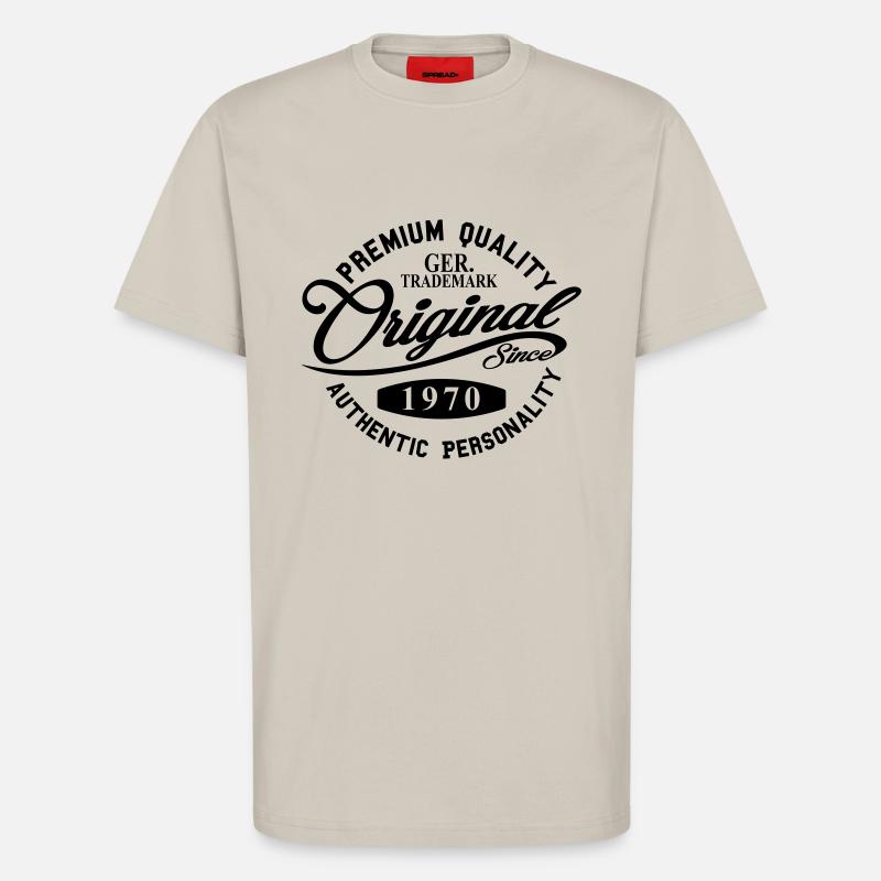 Original Since 1970 - T-Shirt - made by SPREAD - WARM CLAY