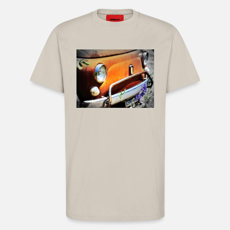 Rostiges Oldtimer Front Design - T-Shirt - made by SPREAD - WARM CLAY