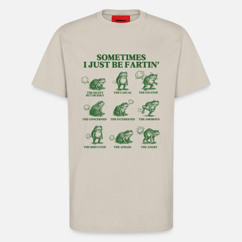 Manchmal bin ich einfach - T-Shirt - made by SPREAD - WARM CLAY