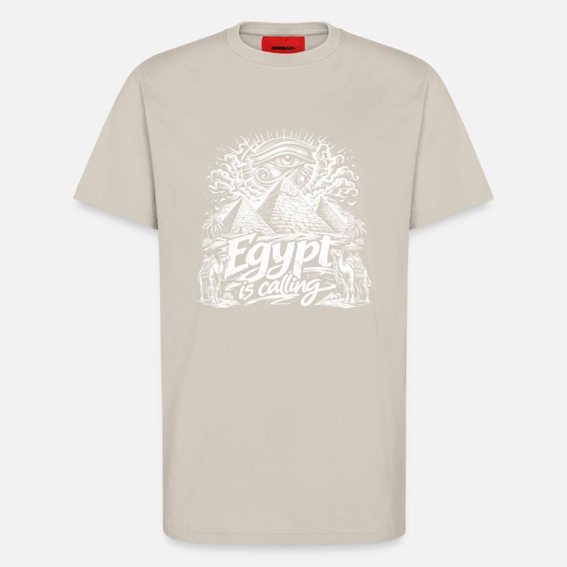 Egypt is calling Pharaoh Egypt Holidays - T-Shirt - made by SPREAD - WARM CLAY