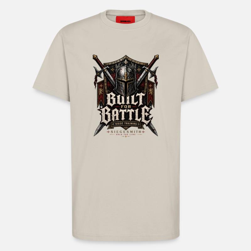Crusader: Built For battle - T-Shirt - made by SPREAD - WARM CLAY