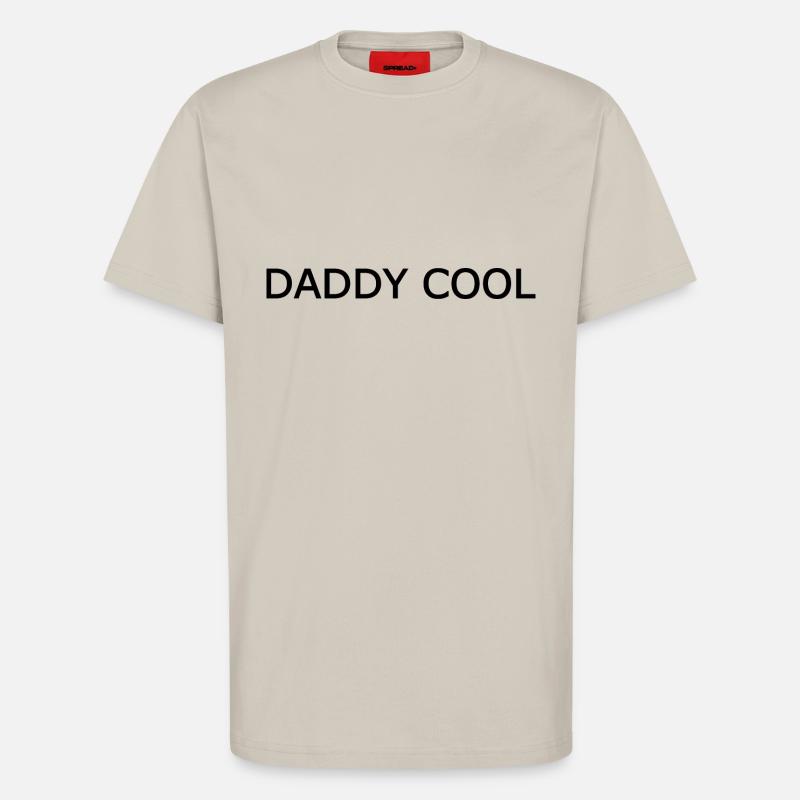 Daddy cool - T-shirt bio décontracté fabriqué en UE - WARM CLAY