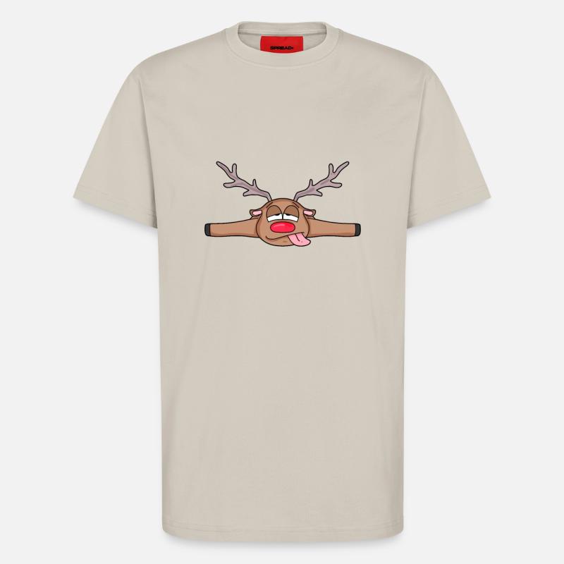 Roe deer lying down - T-Shirt - made by SPREAD - WARM CLAY