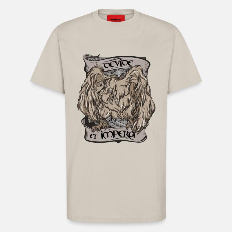 Teile und herrsche - T-Shirt - made by SPREAD - WARM CLAY