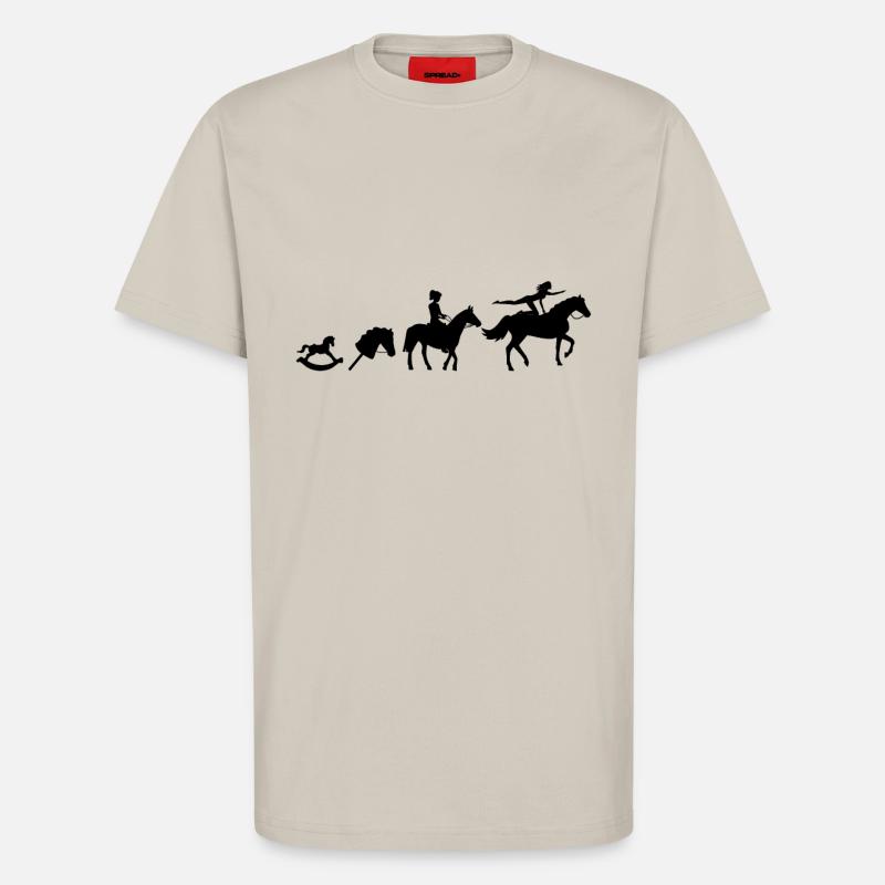 Evolution Voltigieren Riding - T-Shirt - made by SPREAD - WARM CLAY
