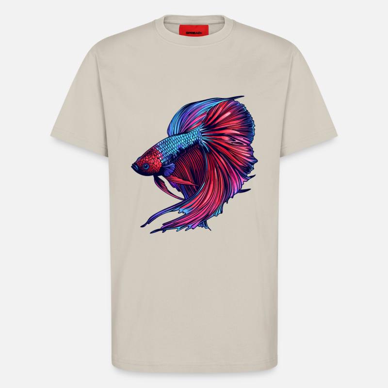Bettas Betta Fisch Betta - T-Shirt - made by SPREAD - WARM CLAY