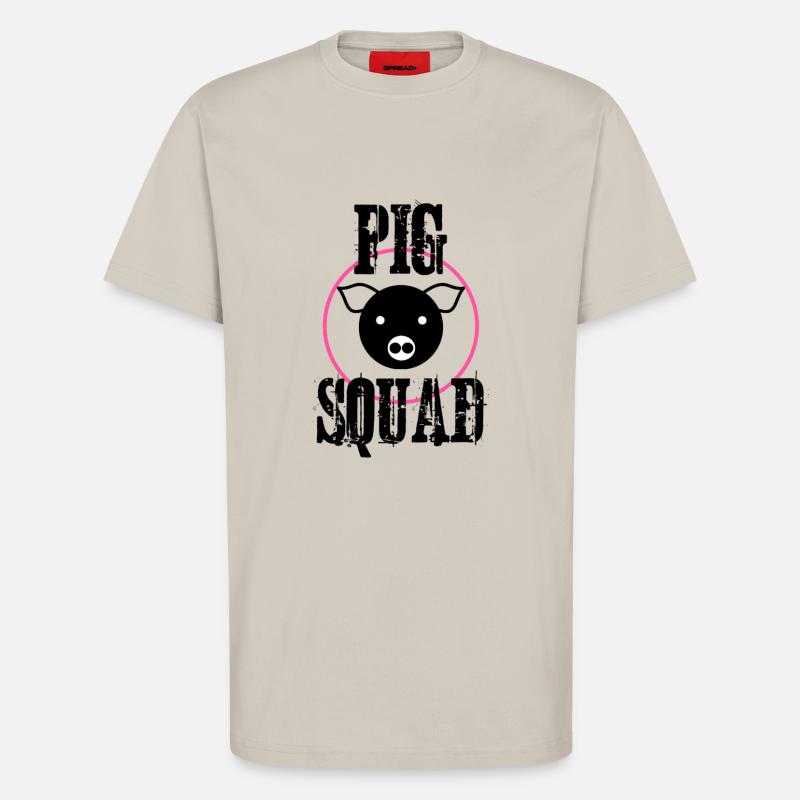 Schweinekader - T-Shirt - made by SPREAD - WARM CLAY