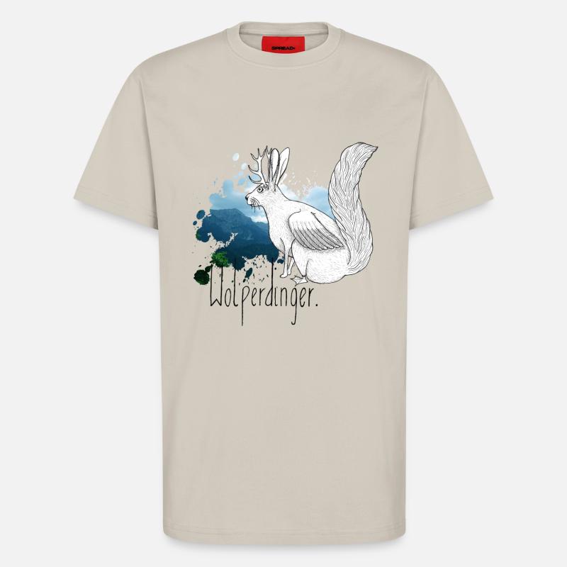 wolperdinger in de berg - T-Shirt - made by SPREAD - WARM CLAY