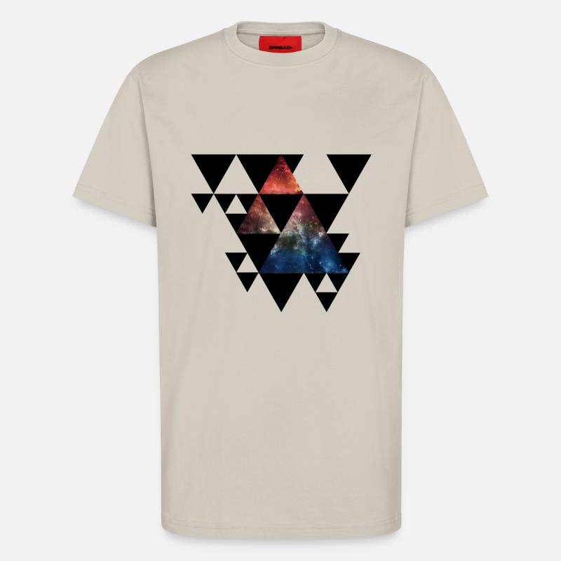 Triangles - T-Shirt - made by SPREAD - WARM CLAY