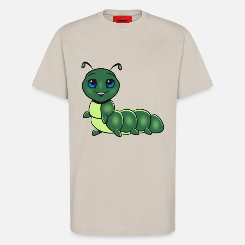 raupe süss kind - T-Shirt - made by SPREAD - WARM CLAY