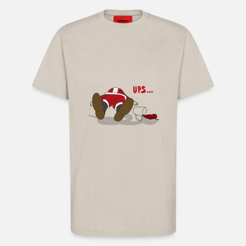 Weihnachtsmann - T-Shirt - made by SPREAD - WARM CLAY