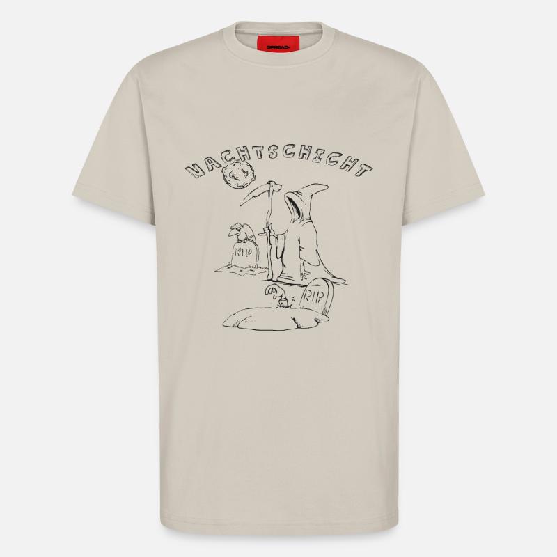 Nachtschicht - T-Shirt - made by SPREAD - WARM CLAY