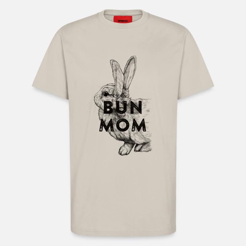 Bun Mom - T-Shirt - made by SPREAD - WARM CLAY
