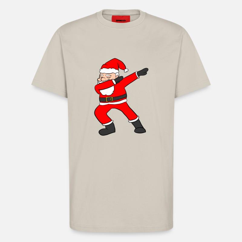 Dabbing Santa - T-Shirt - made by SPREAD - WARM CLAY