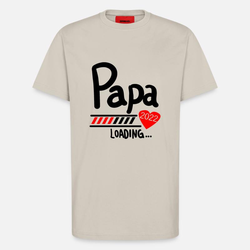 Papa Loading 2022 - T-Shirt - made by SPREAD - WARM CLAY