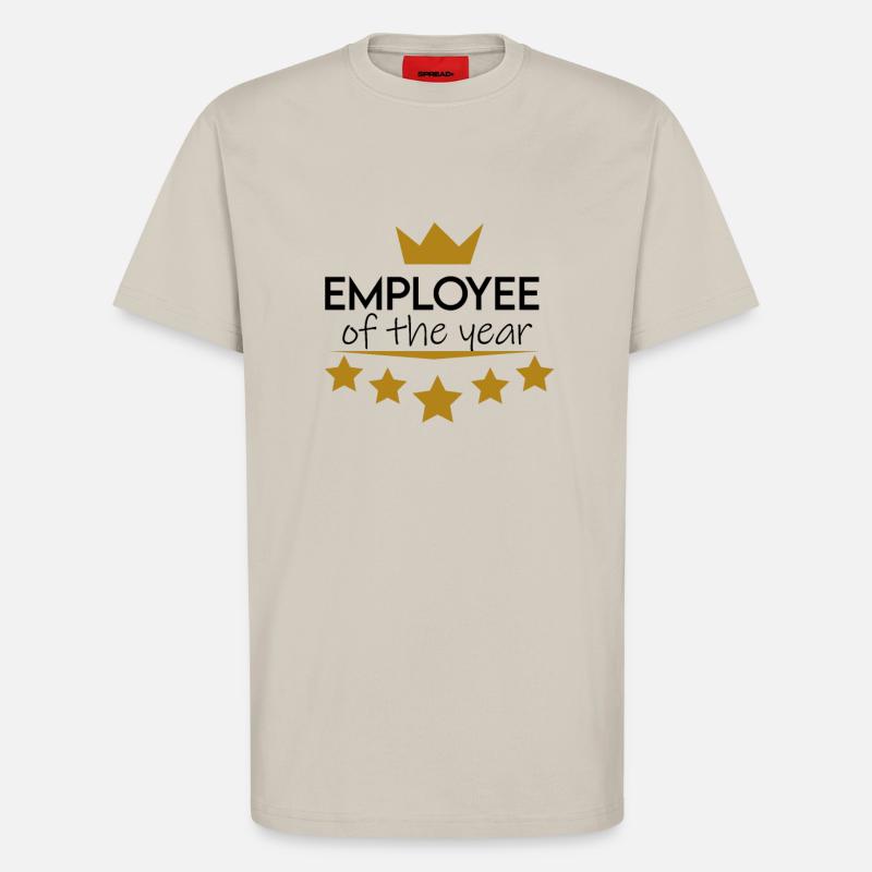 Mitarbeiter des Jahres - T-Shirt - made by SPREAD - WARM CLAY