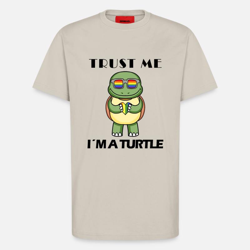 Schildkröte - T-Shirt - made by SPREAD - WARM CLAY