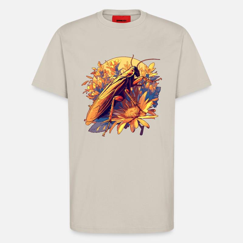 cafards cafards cafards cafard - T-shirt bio décontracté fabriqué en UE - WARM CLAY