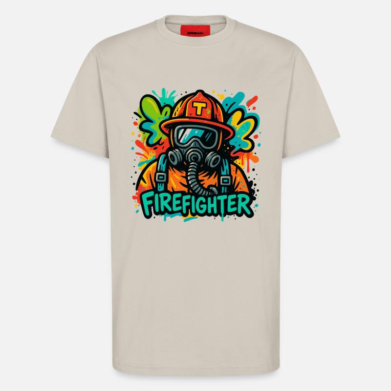 Code Red - Streetstyle Fire Unit - T-Shirt - made by SPREAD - WARM CLAY