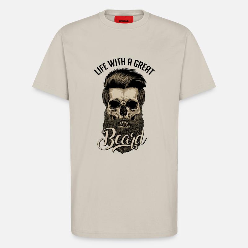 Große Beard - T-Shirt - made by SPREAD - WARM CLAY