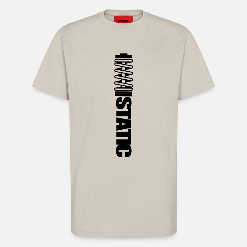 statisch - T-Shirt - made by SPREAD - WARM CLAY