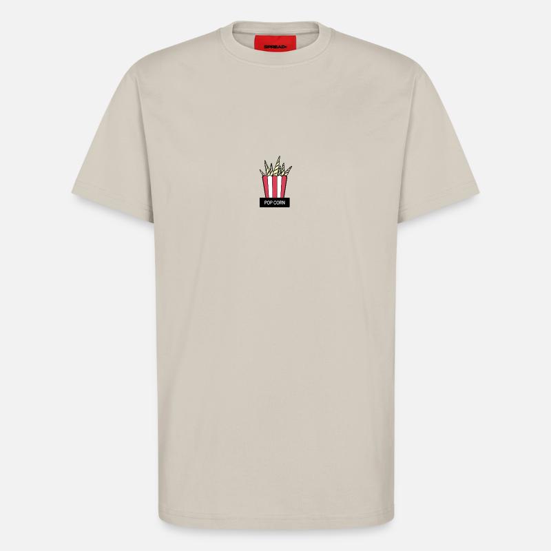 "POPCORN" - T-Shirt - made by SPREAD - WARM CLAY
