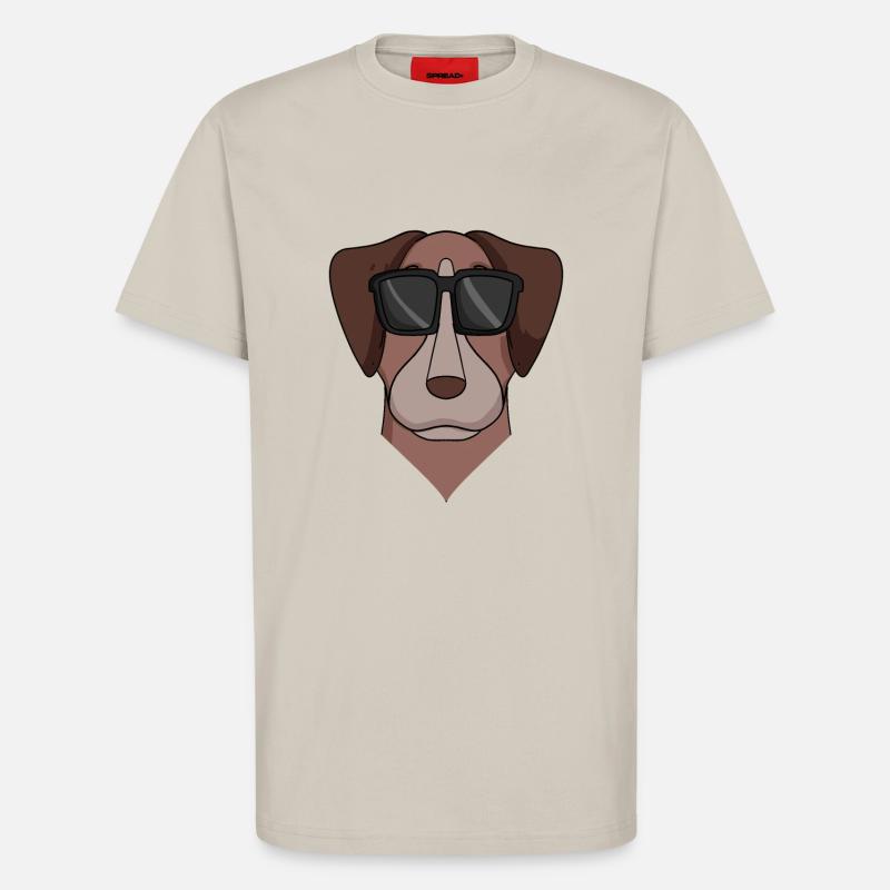 Pointer Hund Hunderasse - T-Shirt - made by SPREAD - WARM CLAY