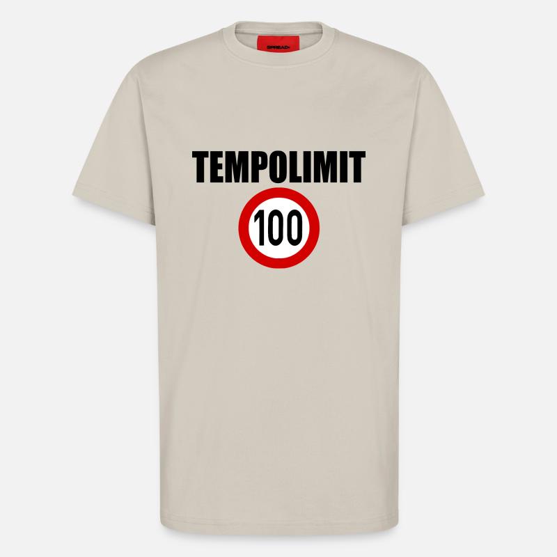 Tempolimit 100 - T-Shirt - made by SPREAD - WARM CLAY
