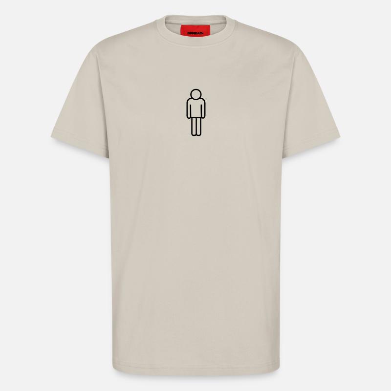 Logo-Mann - T-Shirt - made by SPREAD - WARM CLAY