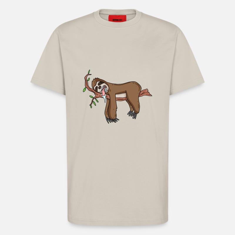 Faultier - T-Shirt - made by SPREAD - WARM CLAY