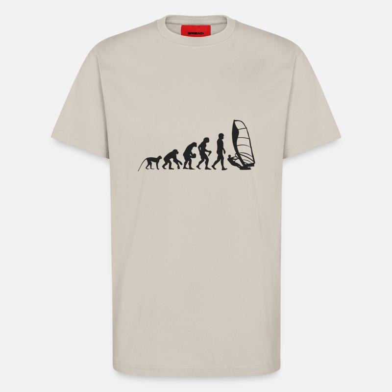 Evolution Windsurfing - T-Shirt - made by SPREAD - WARM CLAY