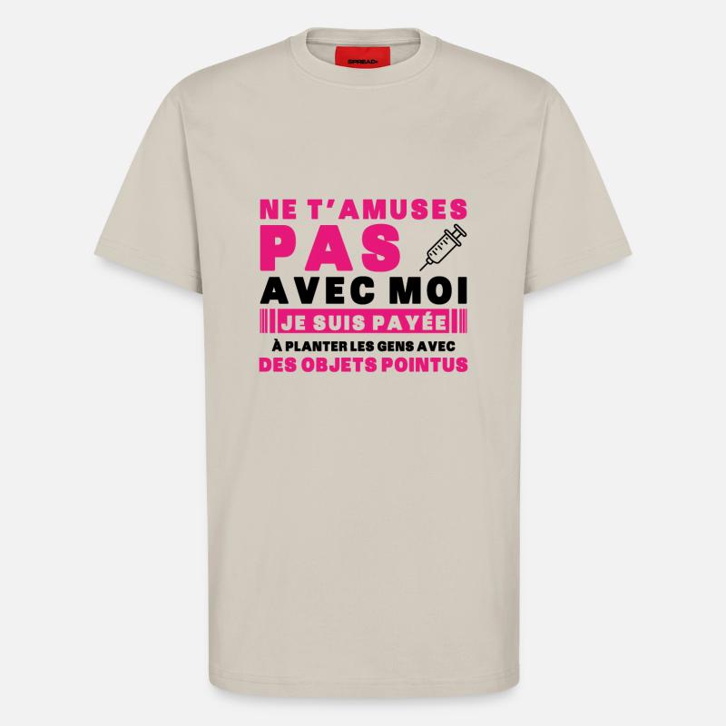 Krankenschwester Humor Geschenkidee Bluttest - T-Shirt - made by SPREAD - WARM CLAY