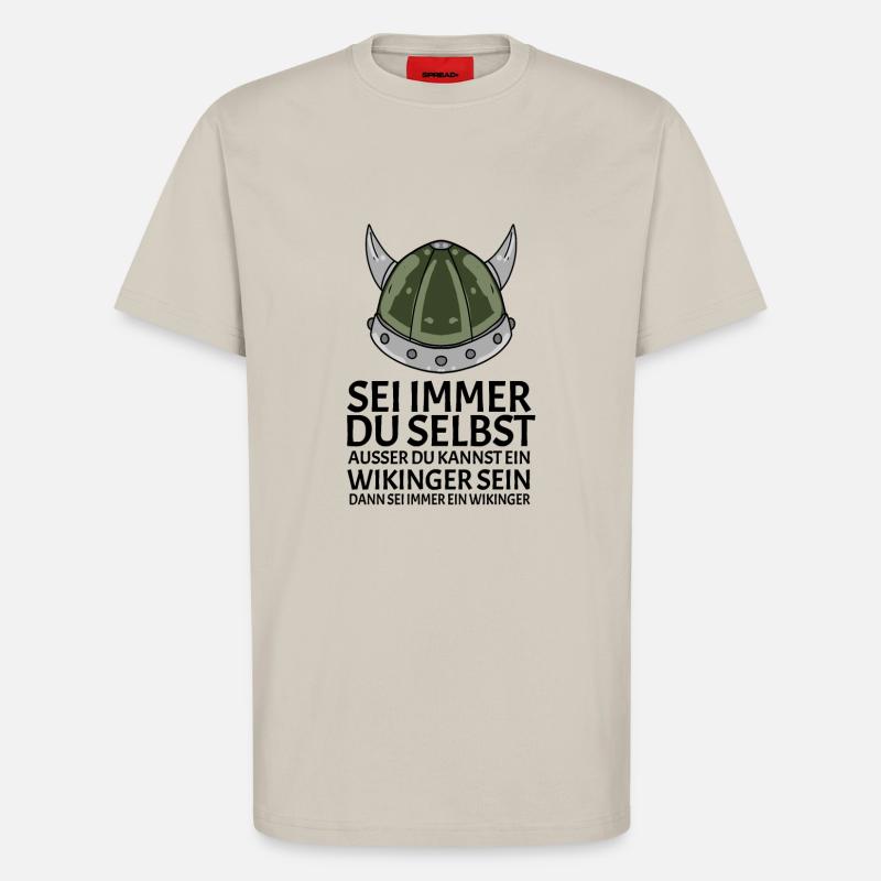 Wikinger Spruch - T-Shirt - made by SPREAD - WARM CLAY
